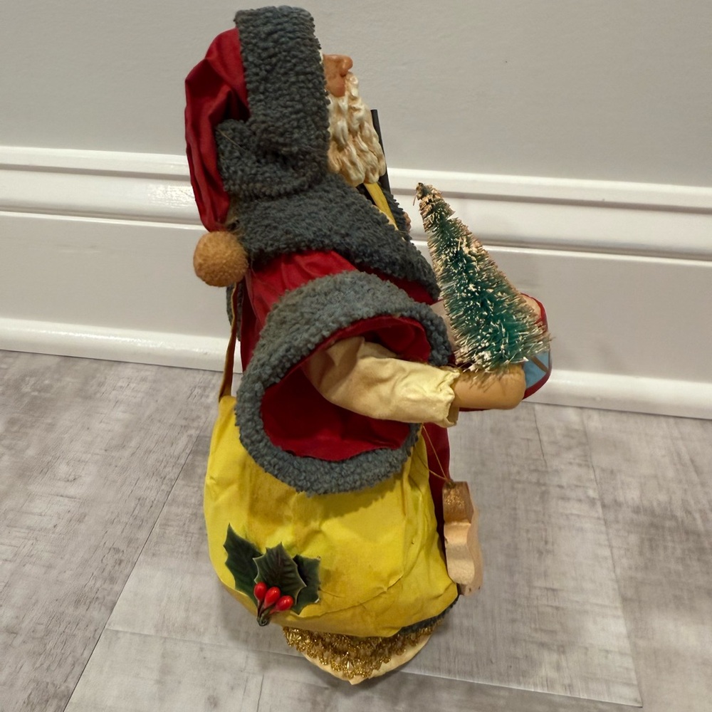 Lynn Haney Collection Santa with Drum and Tree - Picture 7 of 9
